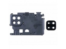 Стекло камеры для Xiaomi Redmi 9C (M2006C3MNG) в сборе с рамкой Черный