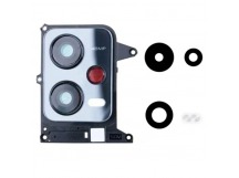 Стекло камеры для Xiaomi Redmi Note 12 5G (22111317I) в сборе с рамкой Черный