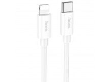 Кабель Type-C - Apple lightning Hoco X87 Magic PD 60W 100см 3A  (white) (220482)