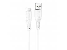 Кабель USB - micro USB Hoco X67 Nano PD  2,4A  (white) (220522)