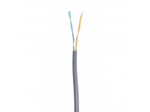 Кабель_витая_пара 1m NETLAN EC-UU002-5-PVC-GY 2пары [12.10], шт