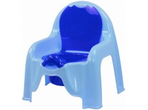 Горшок-стульчик голубой (Альтернатива) М1326, шт