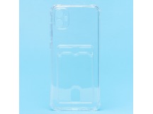 Чехол-накладка - SC276 с картхолдером для "Samsung SM-A055 Galaxy A05" (transparent) (224005)