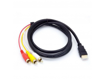 Шнур шт.HDMI - 3шт.RCA  1,5м