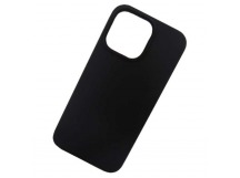Чехол силиконовый iPhone 15 Pro Max Silicone Case NEW с логотипом (018) черный