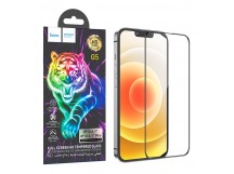 Защитное стекло Hoco G5 IPhone 13/13 Pro/14, полноразмерное, 3D, цвет черный (10)