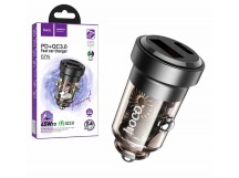 Адаптер автомобильный HOCO DZ15 PD 45W + QC 3.0 (черный)