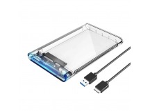 Бокс для 2.5" SATA HDD/SSD USB 3.0 (прозрачный)