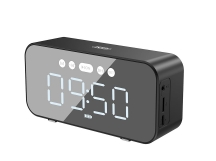 Колонка беспроводная XO F41, (Bluetooth, часы, TF, AUX, FM) цвет черный