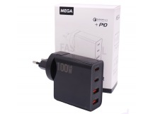 Сетевой адаптер питания MEGA 2C+2A 100W (черный)