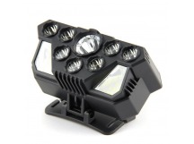 Фонарик налобный LED сверхяркий 8 LED + 20 SMD CL-T28 (1*18650)