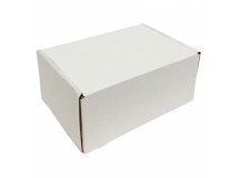 Коробка гофрокартон почтовая 170*120*80мм квадр/белая складная 1/50шт