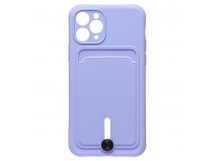 Чехол-накладка - SC304 с картхолдером для "Apple iPhone 11 Pro" (dark violet) (223186)