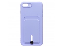 Чехол-накладка - SC304 с картхолдером для "Apple iPhone 7 Plus/ 8 Plus" (dark violet) (223187)