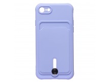 Чехол-накладка - SC304 с картхолдером для "Apple iPhone 7/8/SE 2020" (dark violet) (223191)