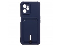 Чехол-накладка - SC304 с картхолдером для "OPPO realme C35" (dark blue) (223015)