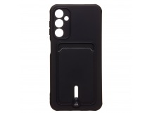 Чехол-накладка - SC304 с картхолдером для "Samsung Galaxy A24 4G" (black) (223034)