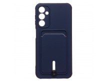 Чехол-накладка - SC304 с картхолдером для "Samsung Galaxy A24 4G" (dark blue) (223035)