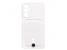 Чехол-накладка - SC304 с картхолдером для "Samsung Galaxy A24 4G" (white) (223037)