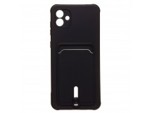Чехол-накладка - SC304 с картхолдером для "Samsung SM-A045 Galaxy A04" (black) (223021)