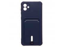 Чехол-накладка - SC304 с картхолдером для "Samsung SM-A045 Galaxy A04" (dark blue) (223022)