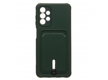 Чехол-накладка - SC304 с картхолдером для "Samsung SM-A047 Galaxy A04s" (dark green) (223026)