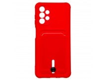 Чехол-накладка - SC304 с картхолдером для "Samsung SM-A047 Galaxy A04s" (red) (223028)