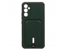 Чехол-накладка - SC304 с картхолдером для "Samsung SM-A346 Galaxy A34" (dark green) (223031)