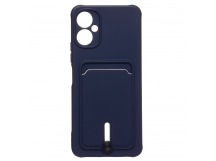 Чехол-накладка - SC304 с картхолдером для "Tecno Spark 9 Pro" (dark blue) (223058)