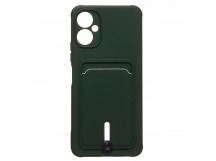 Чехол-накладка - SC304 с картхолдером для "Tecno Spark 9 Pro" (dark green) (223059)