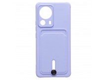 Чехол-накладка - SC304 с картхолдером для "Xiaomi 13 Lite" (light violet) (217996)