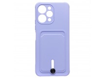 Чехол-накладка - SC304 с картхолдером для "Xiaomi Redmi 12" (light violet) (223105)