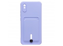 Чехол-накладка - SC304 с картхолдером для "Xiaomi Redmi 9A/Redmi 9i" (dark violet) (223227)