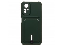 Чехол-накладка - SC304 с картхолдером для "Xiaomi Redmi Note 12S" (dark green) (223102)