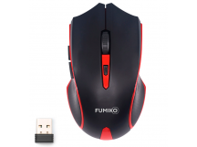 Беспроводная мышь Fumiko Edge FMA-09-R черно-красная