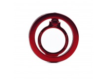 Держатель кольцо (Ring) Popsockets SafeMag металлическое (red) (222710)