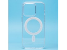 Чехол-накладка - SM006 SafeMag для "Apple iPhone 15 Pro Max" (прозрачный) (222527)