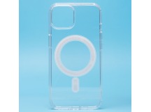 Чехол-накладка - SM006 SafeMag для "Apple iPhone 15" (прозрачный) (222524)