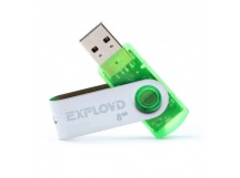 Флэш накопитель USB  8 Гб Exployd 530 (green) (74346)