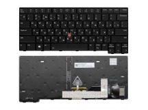 Клавиатура для Lenovo ThinkPad L14 (3rd Gen) черная с подсветкой