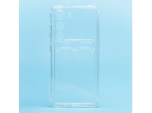 Чехол-накладка - SC276 с картхолдером для "Samsung Galaxy S23 " (transparent) (224813)