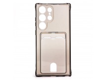 Чехол-накладка - SC276 с картхолдером для "Samsung Galaxy S23 Ultra" (black) (224809)