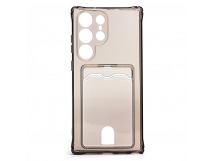 Чехол-накладка - SC276 с картхолдером для "Samsung Galaxy S23 Ultra" (black) (224809)