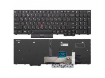 Клавиатура для Lenovo ThinkPad P17 (2nd gen) черная с подсветкой