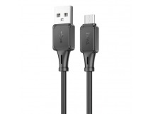 Кабель USB - Micro USB HOCO X101 (2.4A/1m) черный