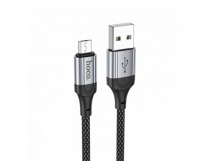 Кабель USB - Micro USB Hoco X102 (2.4A/1m) черный