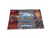 Пакет бумажный с ручками 26х13х32 из ламинированной бумаги Мужской микс