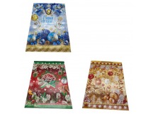 Пакет бумажный с ручками 32х10х45 из ламинированной бумаги Новый Год