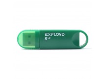 Флэш накопитель USB  8 Гб Exployd 570 (green) (74353)