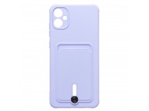 Чехол-накладка - SC304 с картхолдером для "Samsung SM-A055 Galaxy A05" (light violet) (223981)